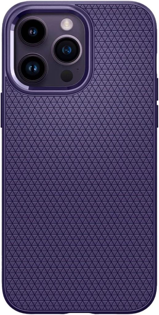 Apple iPhone 14 Pro Liquid Air Case by Spigen - ACS05578 - Deep Purple - Image 5