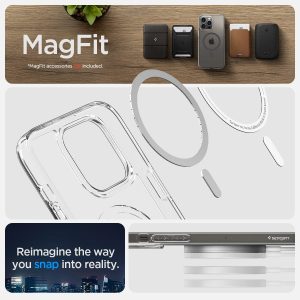 Apple iPhone 14 Pro Max Ultra Hybrid MagFit MagSafe Enabled Case by Spigen - ACS04826 - Graphite - Image 8