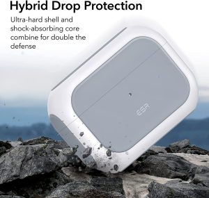 AirPods Pro 2 (2022) Orbit Hybrid Case by ESR Magsafe Ready -  White - Image 4