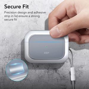 AirPods Pro 2 (2022) Orbit Hybrid Case by ESR Magsafe Ready -  White - Image 6