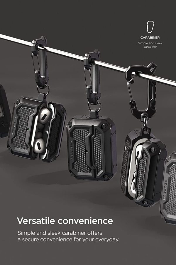 AirPods Pro 2022 Terra Guard Fit Case by VRS Design - Matte Black - Image 5