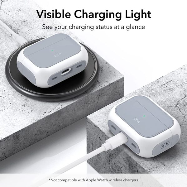 81+MAcPLOvL._AC_SL1500_ AirPods Pro 2 (2022) Orbit Hybrid Case by ESR Magsafe Ready -  White - Image 7