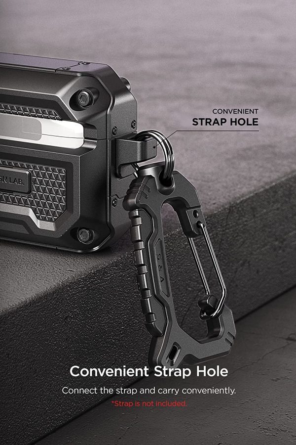 AirPods Pro 2022 Terra Guard Fit Case by VRS Design - Matte Black - Image 7