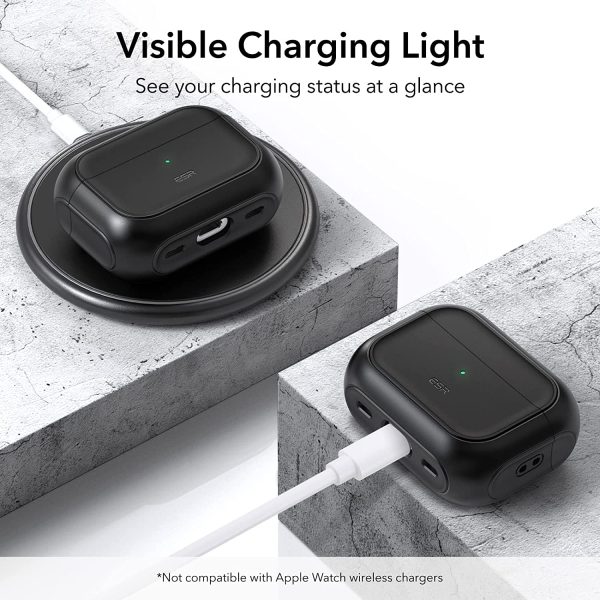 AirPods Pro 2 (2022) Orbit Hybrid Case by ESR Magsafe Ready -  Black - Image 7