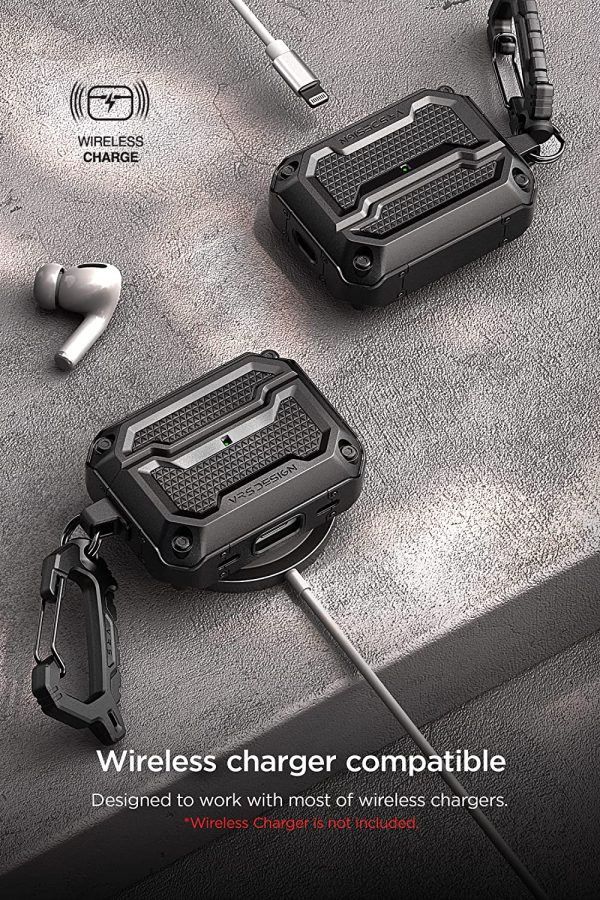 AirPods Pro 2022 Terra Guard Fit Case by VRS Design - Matte Black - Image 8