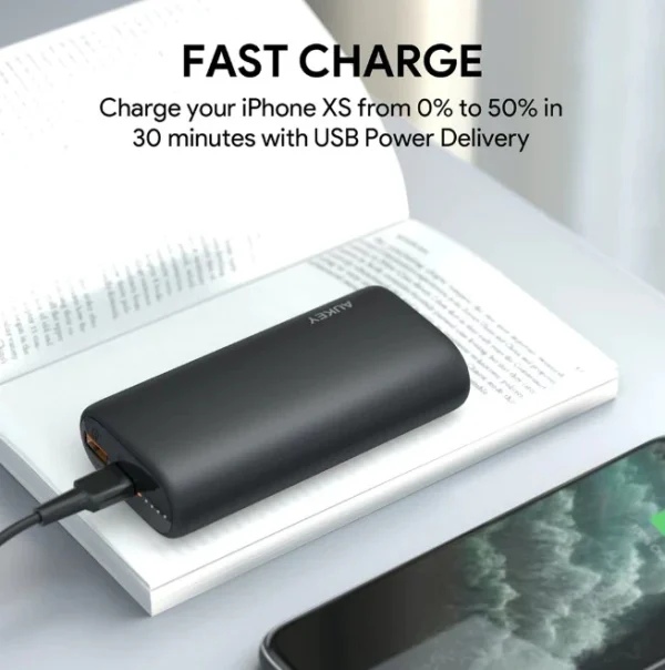Aukey Sprint Go Mini 10000mAh PD Power Bank - PB-Y36 - Image 2