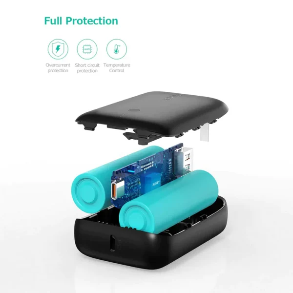 Aukey 20W USB C PD & USB QC3.0 10000mAH Mini Power Bank PB-N83s - Image 7