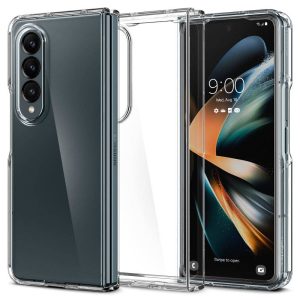 Galaxy Z Fold 4 Crystal Hybrid Transparent Case by Spigen - ACS05101 - Crystal Clear