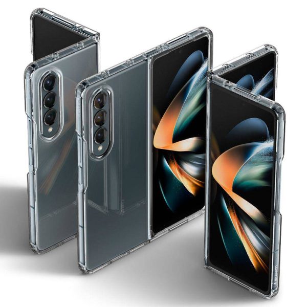 Galaxy Z Fold 4 Crystal Hybrid Transparent Case by Spigen - ACS05101 - Crystal Clear - Image 2
