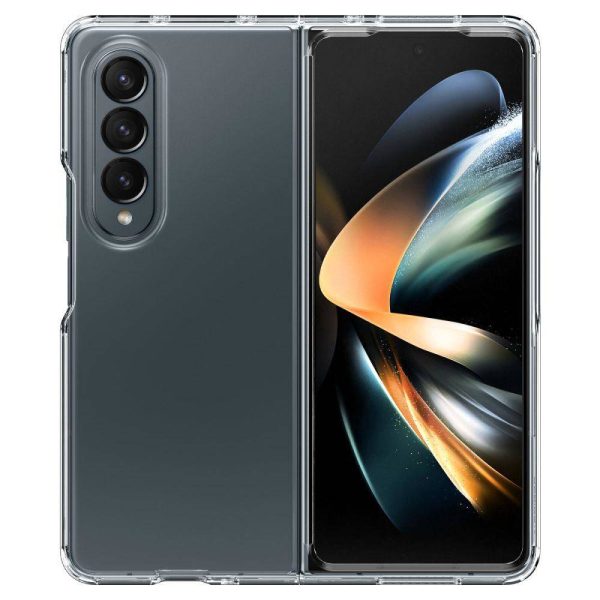 Galaxy Z Fold 4 Crystal Hybrid Transparent Case by Spigen - ACS05101 - Crystal Clear - Image 3