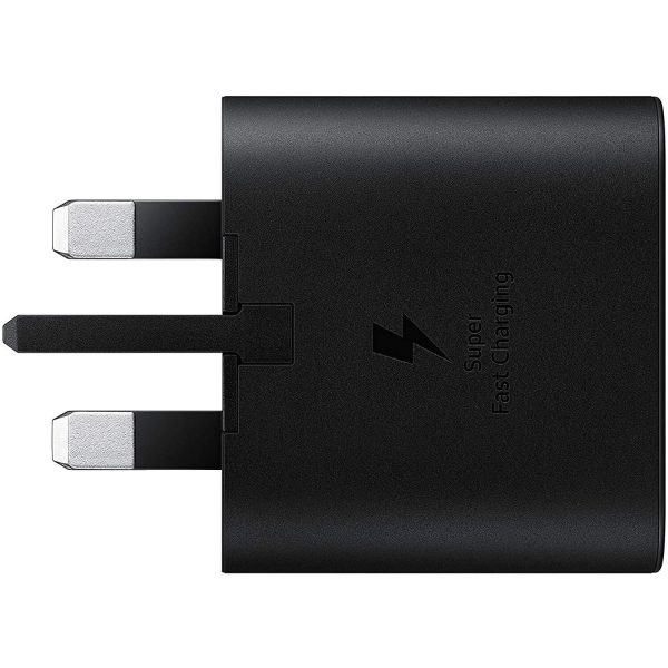 25W Charger Samsung with Power Delivery 3.0 PPS Technology for Galaxy S21 / S21 Plus / S21 Ultra / Note 20 Ultra / Note 20 - UK Plug - Black - OP - Image 2