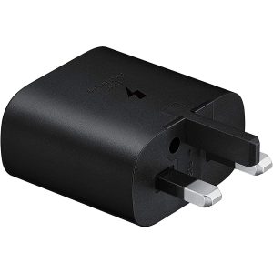 25W Charger Samsung with Power Delivery 3.0 PPS Technology for Galaxy S21 / S21 Plus / S21 Ultra / Note 20 Ultra / Note 20 - UK Plug - Black - OP