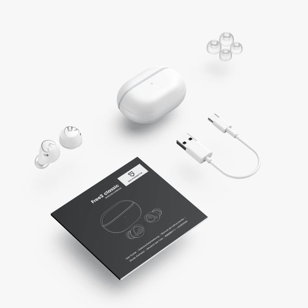 513pRm3lqsL._AC_SL1500_ SoundPEATS Free2 classic Wireless Earbuds Bluetooth V5.1 Headphones with 30Hrs Playtime in-Ear Wireless Earphones with Immersive Stereo Sound - White - BB - Image 7