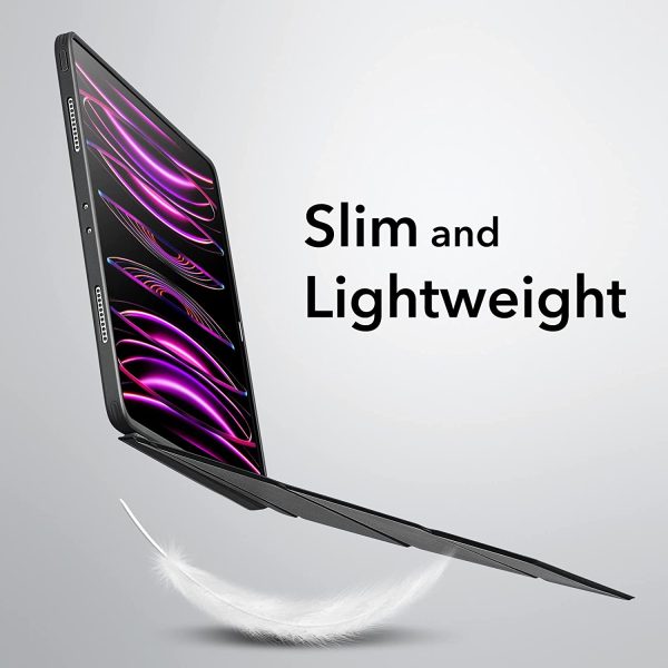 iPad Pro 12.9" 2022 / 2021 Ascend Hybrid Case Detachable Magnetic Cover, Tough Back Case, Slim and Light - Black - Image 9