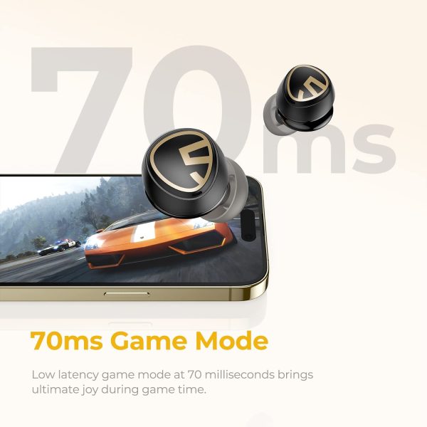 61OlfxUw3KL._AC_SL1500_ SoundPEATS Mini Pro HS Wireless Earbuds, Mini Pro HS with Hi-Res Audio and LDAC Tech, Hybrid Active Noise Cancelling Bluetooth 5.2 Earphones, 6 Mics and ENC for Clear Calls, 28 Hours of Playtime, 70ms Game Mode - Black - AMT - Image 4