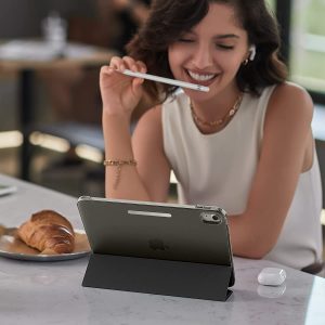 iPad 10.9 10th Gen 2022 Ascend Trifold Case Auto Sleep and Wake, Trifold Stand, Lightweight Hard Back Cover -  Silver Gray - Image 3