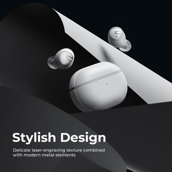 61hQInP+7UL._AC_SL1500_ SoundPEATS Free2 classic Wireless Earbuds Bluetooth V5.1 Headphones with 30Hrs Playtime in-Ear Wireless Earphones with Immersive Stereo Sound - White - BB - Image 3