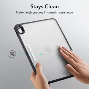 iPad 10.9 10th Gen 2022 Ascend Hybrid Trifold Case Detachable Magnetic Cover, Tough Back Case, Slim and Light - Silver Gray - Image 9