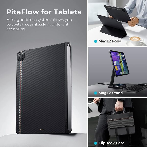713xLuBiTdL._AC_SL1500_ iPad Pro 12.9" 2022 / 2021 Aramid Fiber Case MagEZ Case 2, Magic Keyboard Compatible Case Works with MagEZ Stand & MagEZ Folio - Rhapsody - Image 8