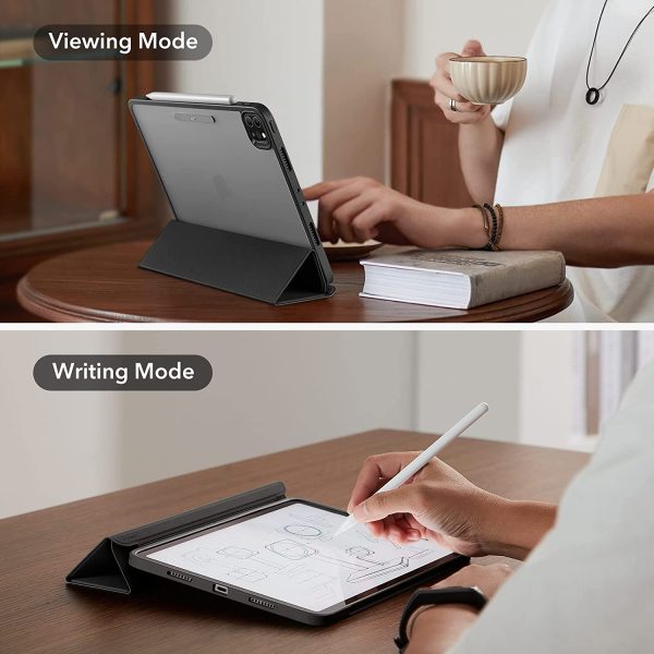 iPad Pro 11" 2022 / 2021 Ascend Hybrid Case Detachable Magnetic Cover, Tough Back Case, Slim and Light - Black - Image 8