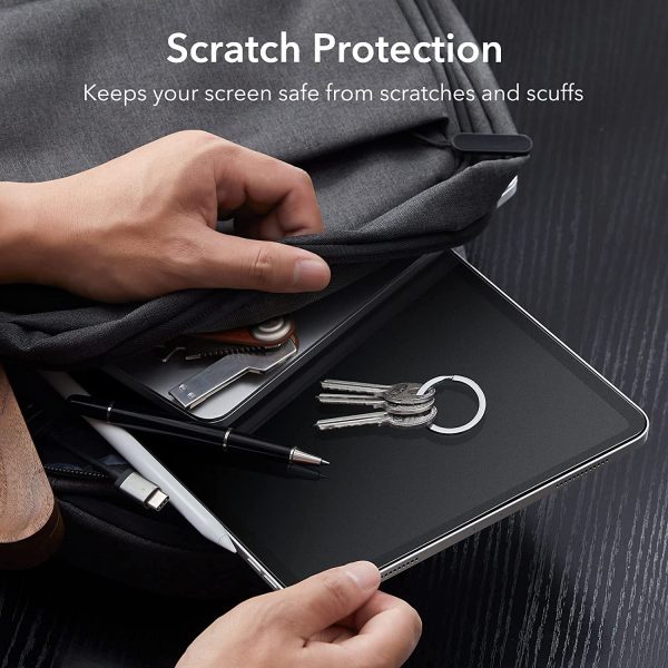 71BguiA2GdL._AC_SL1500_ iPad 10.9" 10th Gen 2022 Paper Feel Protector Put Pencil to Paper, Thin and Responsive, Easy Application Tray, Scratch Protection, Draw Like on Paper by ESR - 2 PACK - BIS - Image 8