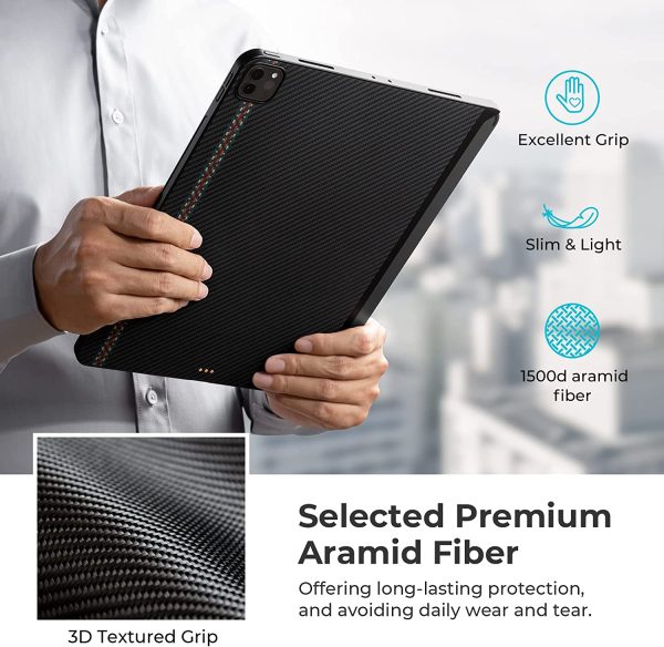 71FahD7A6dL._AC_SL1500_ iPad Pro 12.9" 2022 / 2021 Aramid Fiber Case MagEZ Case 2, Magic Keyboard Compatible Case Works with MagEZ Stand & MagEZ Folio - Rhapsody - Image 5