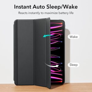 iPad Pro 12.9" 2022 / 2021 Ascend Hybrid Case Detachable Magnetic Cover, Tough Back Case, Slim and Light - Black - Image 7