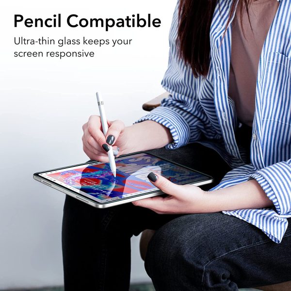 iPad 10.9 10th Gen 2022 Super Tough Super Clear Tempered Glass by ESR - 2 PACK - BIS - Image 4