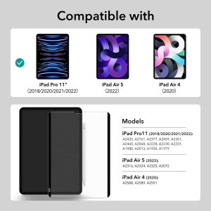 iPad Pro 11 2022 / 2021 / 2020 / 2018 & iPad Air 5 2022 / Air 4 2020 Paper Feel Magnetic Protector Detachable and Reusable Put Pencil to Paper, Thin and Responsive, Easy Application Tray, Scratch Protection, Draw Like on Paper by ESR - Image 3