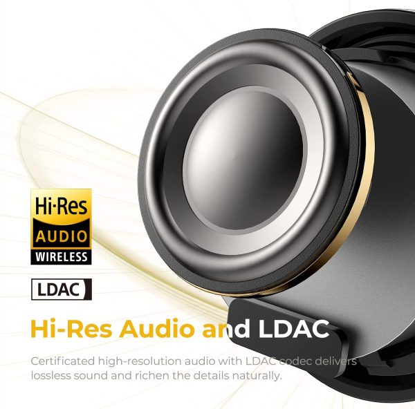 71mcE8kRR8L._AC_SL1500_ (1) SoundPEATS Mini Pro HS Wireless Earbuds, Mini Pro HS with Hi-Res Audio and LDAC Tech, Hybrid Active Noise Cancelling Bluetooth 5.2 Earphones, 6 Mics and ENC for Clear Calls, 28 Hours of Playtime, 70ms Game Mode - Black - AMT - Image 7