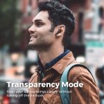 SoundPEATS Life Wireless Earbuds, Active Noise Cancelling Bluetooth 5.2 Headphones, Wireless Earphones with Dual Mic AI ENC for Clear Calls, Transparency Mode, 25 Hours of Playtime, Immersive Sound - Black - BB - Image 6