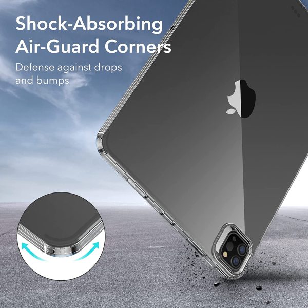 iPad Pro 11" 2022 / 2021 Project Zero Slim TPU Flexible Case with Pencil Holder - Frosted Black - BIS - Image 4