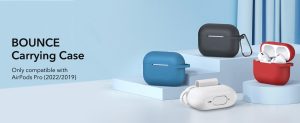 AirPods Pro 2022 / 2019 Bounce Series Silicon Protective Case by ESR - Black - BIS - Image 3