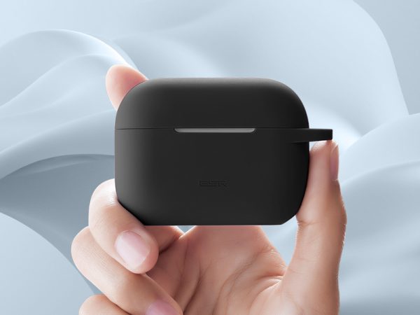 A+3 AirPods Pro 2022 / 2019 Bounce Series Silicon Protective Case by ESR - Black - BIS - Image 5