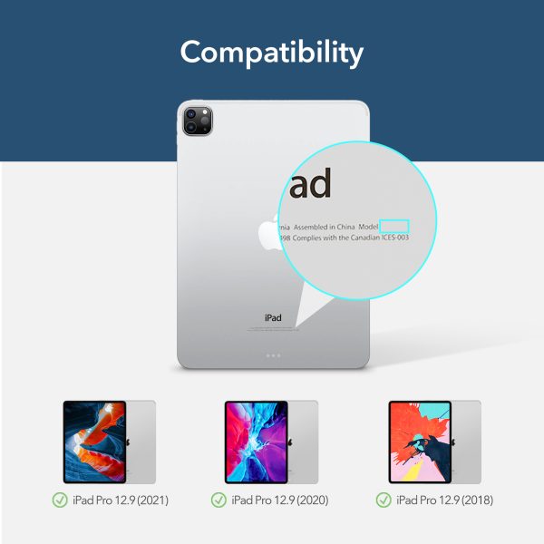 iPad Pro 12.9 2022 / 2021 / 2020 / 2018 Super Tough Super Clear Tempered Glass by ESR - 2 PACK - BIS - Image 2