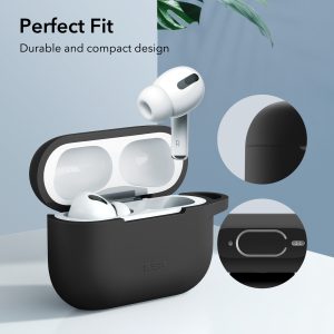 AirPods Pro 2022 / 2019 Bounce Series Silicon Protective Case by ESR - Black - BIS - Image 12