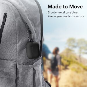 AirPods Pro 2022 / 2019 Bounce Series Silicon Protective Case by ESR - Black - BIS - Image 14