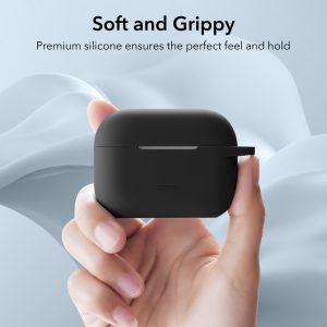 AirPods Pro 2022 / 2019 Bounce Series Silicon Protective Case by ESR - Black - BIS - Image 15