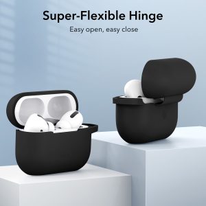 AirPods Pro 2022 / 2019 Bounce Series Silicon Protective Case by ESR - Black - BIS - Image 16