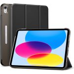 iPad 10.9 10th Gen 2022 Ascend Trifold Case Auto Sleep and Wake, Trifold Stand, Lightweight Hard Back Cover -  Black - BIS