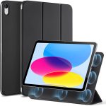 iPad 10.9 10th Gen 2022 Rebound Magnetic Smart Case Convenient Magnetic Attachment Supports Pencil Pairing & Charging - Black - BIS