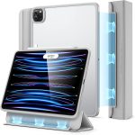 iPad Pro 11" 2022 / 2021 Ascend Hybrid Case Detachable Magnetic Cover, Tough Back Case, Slim and Light - Silver Grey - BIS