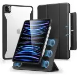 iPad Pro 11" 2022 / 2021 Rebound 360 Case ESR with Pencil Holder, Detachable Magnetic Cover, Vertical Stand - Black - BIS