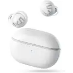 SoundPEATS Free2 classic Wireless Earbuds Bluetooth V5.1 Headphones with 30Hrs Playtime in-Ear Wireless Earphones with Immersive Stereo Sound - White - BB
