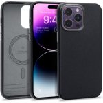 iPhone 14 Pro Max NanoPop Mag Leather Edition Dual tone Case by Caseology Magsafe Enabled - Black Sesame - ACS04872