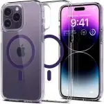 Apple iPhone 14 Pro Ultra Hybrid MagFit MagSafe Enabled Case by Spigen - ACS05585 - Deep Purple