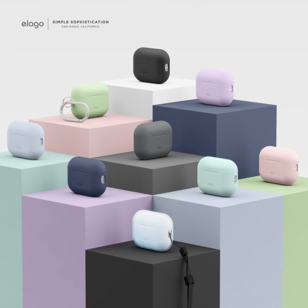 51AaIWxRn1L._AC_SL1500_ Airpods Pro 2022 elago Silicone Hang Case - Light Blue - Image 3