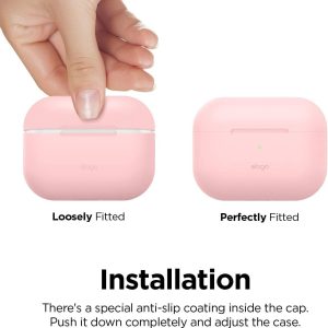 AirPods Pro 2 (2022) elago Silicone Hang Case - Lovely Pink - Image 2