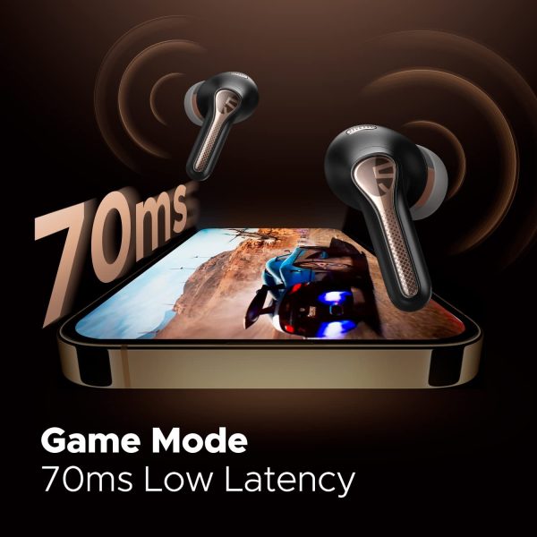 SoundPEATS Capsule3 Pro Hi-Res Headphones with LDAC, Hybrid Active Noise Cancellation Earphones with 6 Mics for Calls Wireless Earbuds - Black - BB - Image 5