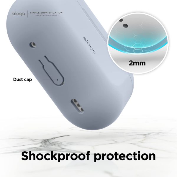 618u9O4rgWL._AC_SL1500_ Airpods Pro 2022 elago Silicone Hang Case - Light Blue - Image 7